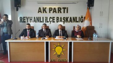 AK Parti Reyhanlı Belediye Başkan aday adayı Mehmet Yumuşak, “Hedefim, Reyhanlı’yı Hatay’ın incisi yapmak”
