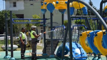 HBB’DEN PARKLARDA HİJYEN SEFERBERLİĞİ