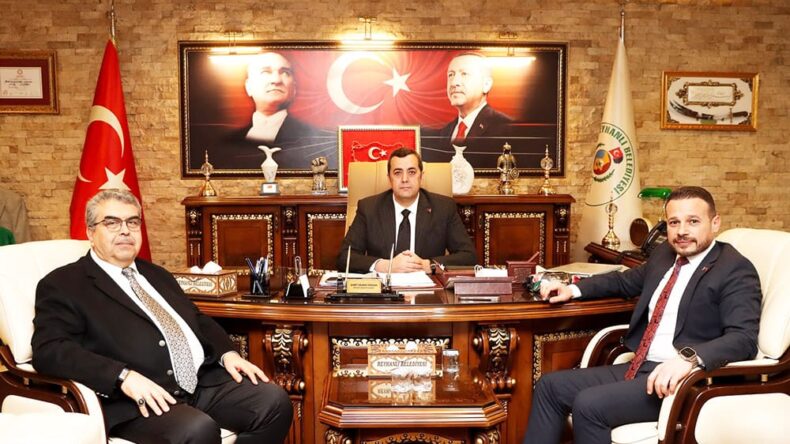 BAŞKAN YUMUŞAK İL MÜDÜRÜ SÖNMEZ’İ AĞIRLADI