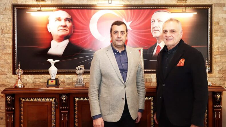 BAŞKAN YUMUŞAK ATSO HEYETİNİ AĞIRLADI