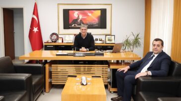 BAŞKAN YUMUŞAK’TAN KAYMAKAM ÖZTÜRK’E ZİYARET