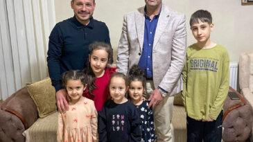 Başkanlardan depremzede Hira’ya doğum günü sürprizi