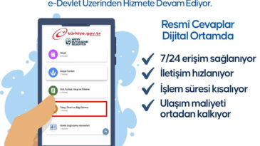 HBB’DEN E-DEVLETTE YENİ HİZMET RESMÎ CEVAPLAR DİJİTAL ORTAMDA