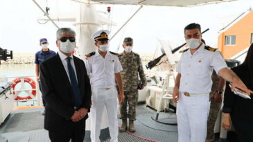 Vali Doğan’dan  Sahil Güvenlik Karakolu’na Ziyaret