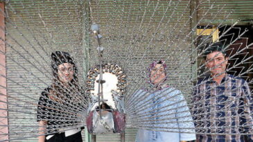 Ailece sanata gönül verdiler