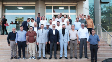 BAŞKAN ÖNTÜRK, REYHANLI’DA MUHTARLARLA BULUŞTU