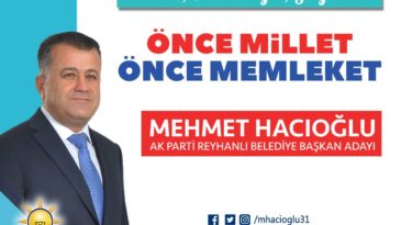 Cumhur ittifakı Belediye Başkan adayı Mehmet Hacıoğlu oldu