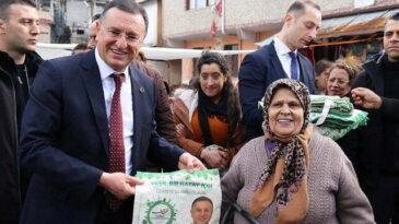 BÜYÜKŞEHİR’DEN ÇEVRE DOSTU HEDİYE