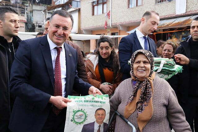 BÜYÜKŞEHİR’DEN ÇEVRE DOSTU HEDİYE