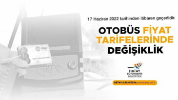 TOPLU TAŞIMA FİYATLARI GÜNCELLENDİ