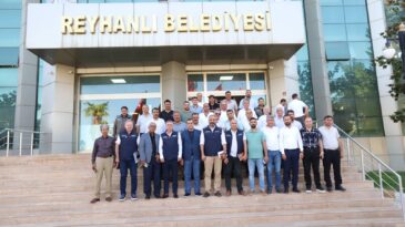 HATSU HEYETİ, REYHANLI MUHTARLARIYLA BİR ARAYA GELDİ