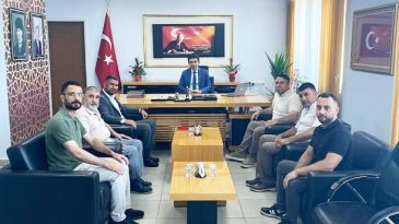 GAZİLERDEN KAYMAKAM COŞGUN’A HAYIRLI OLSUN ZİYARETİ