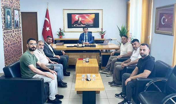 GAZİLERDEN KAYMAKAM COŞGUN’A HAYIRLI OLSUN ZİYARETİ