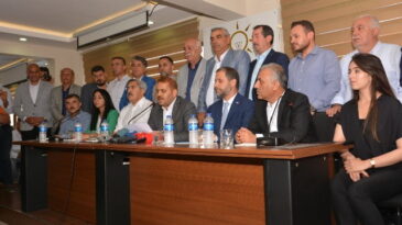 AK Parti Hatay İl Başkanı İbrahim Güler  basın toplantısı düzenledi