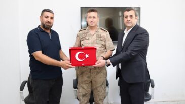 Başkan Yumuşak’tan Göreve Başlayan İlçe Jandarma Komutanına Ziyaret