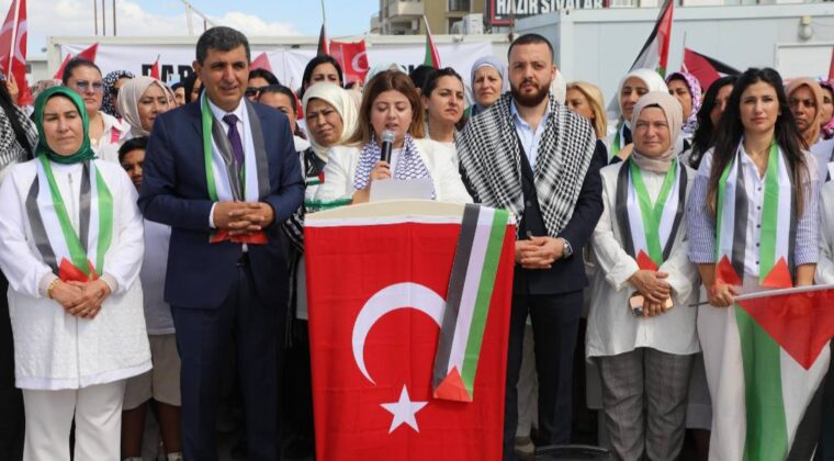 GAZZE’NİN SESSİZ ÇIĞLIĞI HATAY’DAN YÜKSELDİ