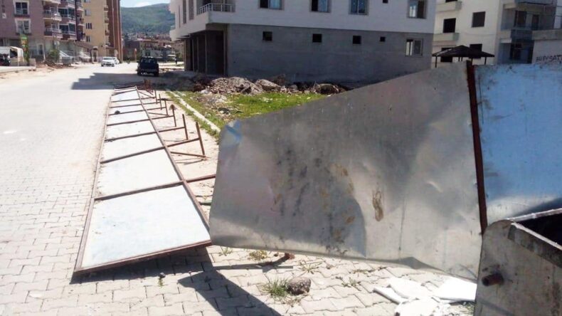 REYHANLI ZABITA EKİPLERİ İNŞAAT ALANLARINI DENETLEDİ