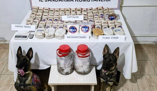 Reyhanlı’da Sazlık alanda uyuşturucu ele geçirildi