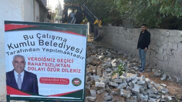 KUMLU’DA YOL ÇALIŞMALARI TÜM HIZIYLA SÜRÜYOR