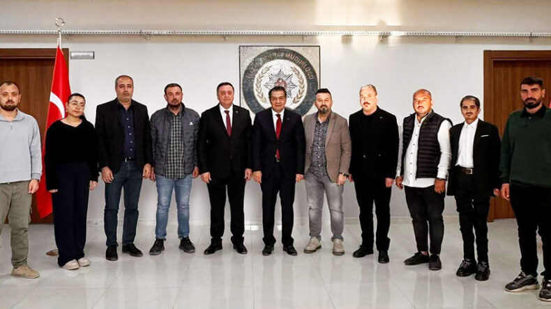 HBC’DEN EMNİYET MÜDÜRÜ YILMAZ’A HAYIRLI OLSUN ZİYARETİ