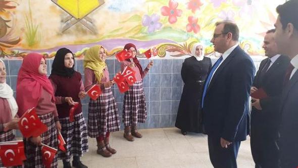Kaymakam Çobanoğlu’ndan okul ziyareti