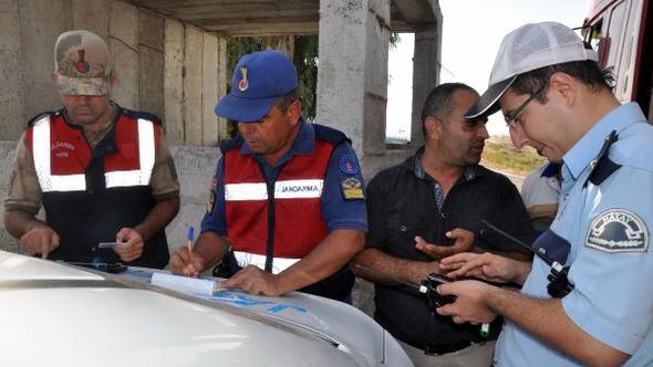 Jandarma ve polisten, radar ve  drone destekli denetim