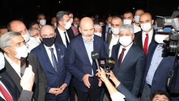 İÇİŞLERİ BAKANI SOYLU,  “YANGINI TERÖR ÖRGÜTÜ PKK’NIN GERÇEKLEŞTİRDİĞİ KONUSUNDA KANAATLER VAR”