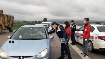 Jandarma ve  Kızılay’dan  sürücülere koronavirüs uyarısı