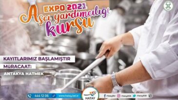 HATAY’DA YENİ ŞEFLER  YETİŞECEK