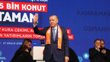 CUMHURBAŞKANI ERDOĞAN HATAY’DA 455 BİN KONUTUN KURA TÖRENİNE KATILDI