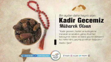 BAŞKAN  SAVAŞ’IN KADİR GECESİ MESAJI