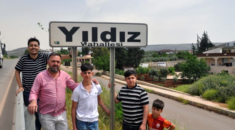 Reyhanlı’da Yıldız mahallesinde yaşayan 970 kişinin de soyadı Yıldız