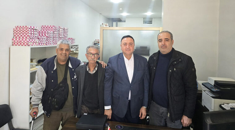 Hatay Basın Cemiyetinden işyerimize ziyaret