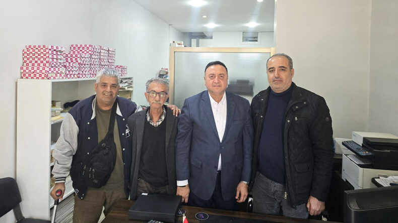 Hatay Basın Cemiyetinden işyerimize ziyaret