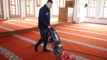 HBB’DEN İBADETHANELERDE KAPSAMLI TEMİZLİK SEFERBERLİĞİ