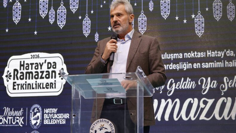 BAŞKAN ÖNTÜRK, REYHANLI’DA İFTAR PROGRAMINA KATILDI