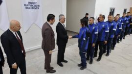 GENEL SEKRETER GÜNGÖR, HBB PERSONELİYLE BAYRAMLAŞTI