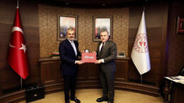 HBB BAŞKANI ÖNTÜRK’TEN BAKAN BAK’A ZİYARET