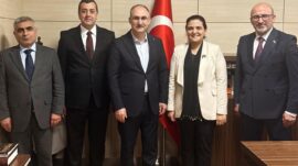 BAŞKAN AHMET SALMAN YUMUŞAK  ANKARA TEMASLARINI SÜRDÜRDÜ