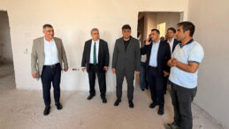 REYHANLI AĞIZ VE DİŞ SAĞLIĞI MERKEZİ İNŞAATI İNCELENDİ