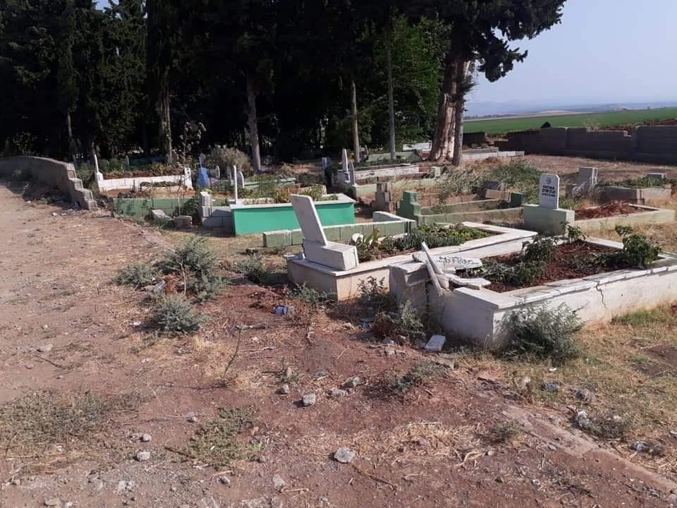 Mezar taşlarını tahrip eden 6 kişi göz altına alındı