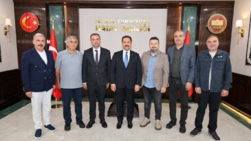 HBC YÖNETİMİ VALİ MASATLI’YI ZİYARET ETTİ