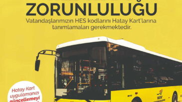 TOPLU TAŞIMADA HES KODU EKLEMEDE  SON GÜN 20 ARALIK