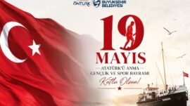 BAŞKAN MEHMET ÖNTÜRK’TEN 19 MAYIS MESAJI