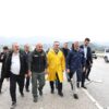 BAŞKAN ÖNTÜRK, SAHADA İNCELEMELER YAPIYOR