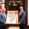 BİNALİ YILDIRIM’DAN BAŞKAN ÖNTÜRK’E ZİYARET