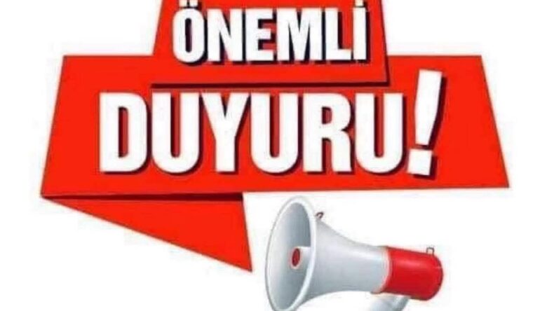 REYHANLI BELEDİYESİ ZABITA MÜDÜRLÜĞÜNDEN ÖNEMLİ DUYURU