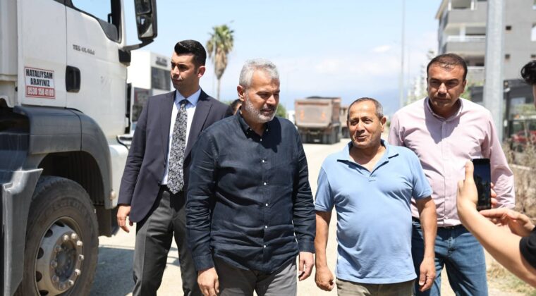 Başkan Öntürk’ten yol çalışmasında inceleme