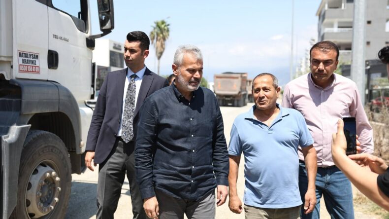 Başkan Öntürk’ten yol çalışmasında inceleme