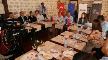 GASTRONOMİ EVİ AB DESTEKLİ PROJENİN TANITIMINA  EV SAHİPLİĞİ YAPTI